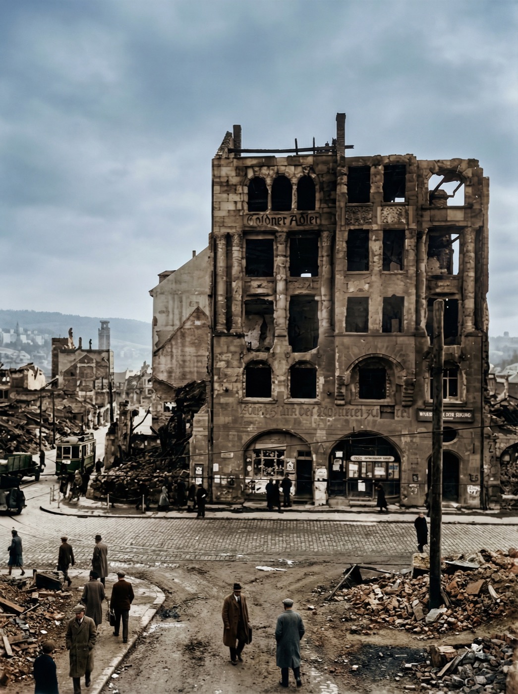 Pforzheim Ruinen 1945